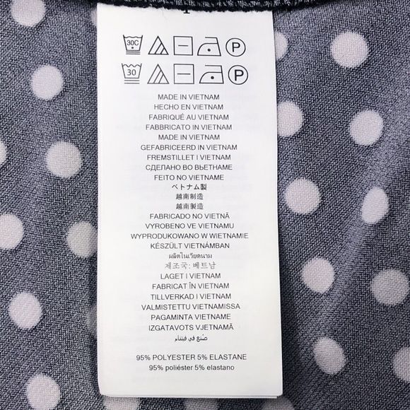 Michael Kors Simple Dot Fit & Flare Women Dress -Size S Black/White NWT - Picture 12 of 17